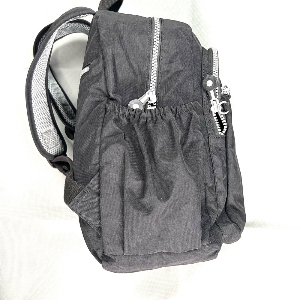 Kipling Black Small Backpack Purse Bag - Picture 7 of 9